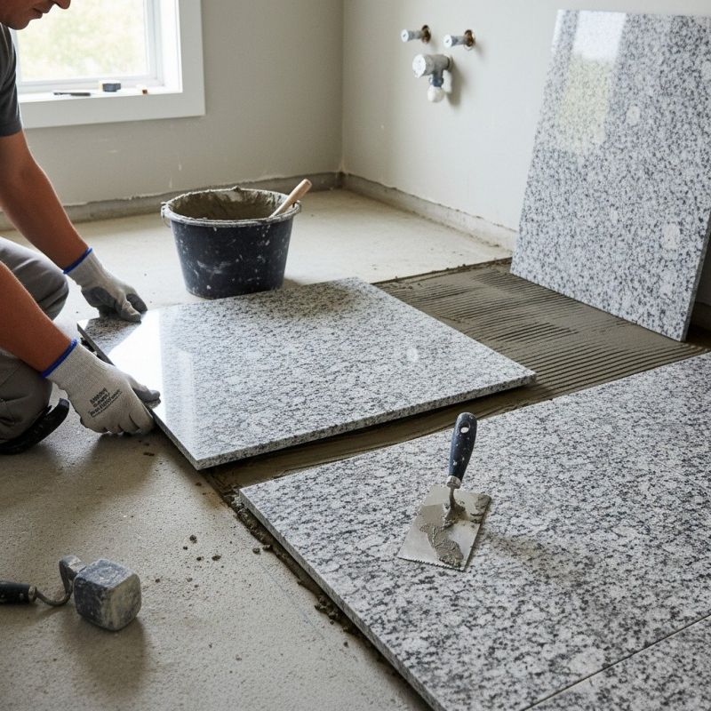 Granite Tile Repair detail